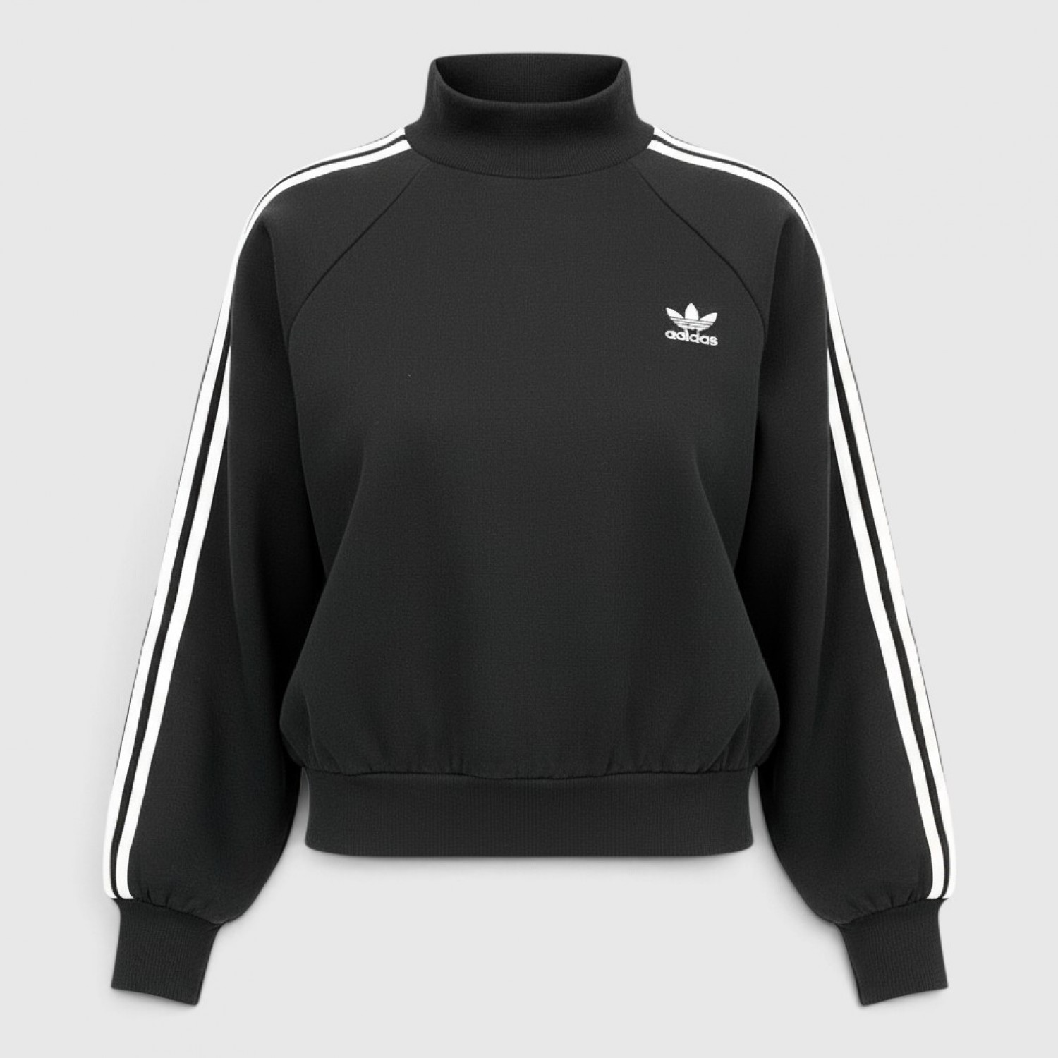 Adidas Originals 3-Stripes Γυναικείο Φούτερ Μαύρο / Pre Owned